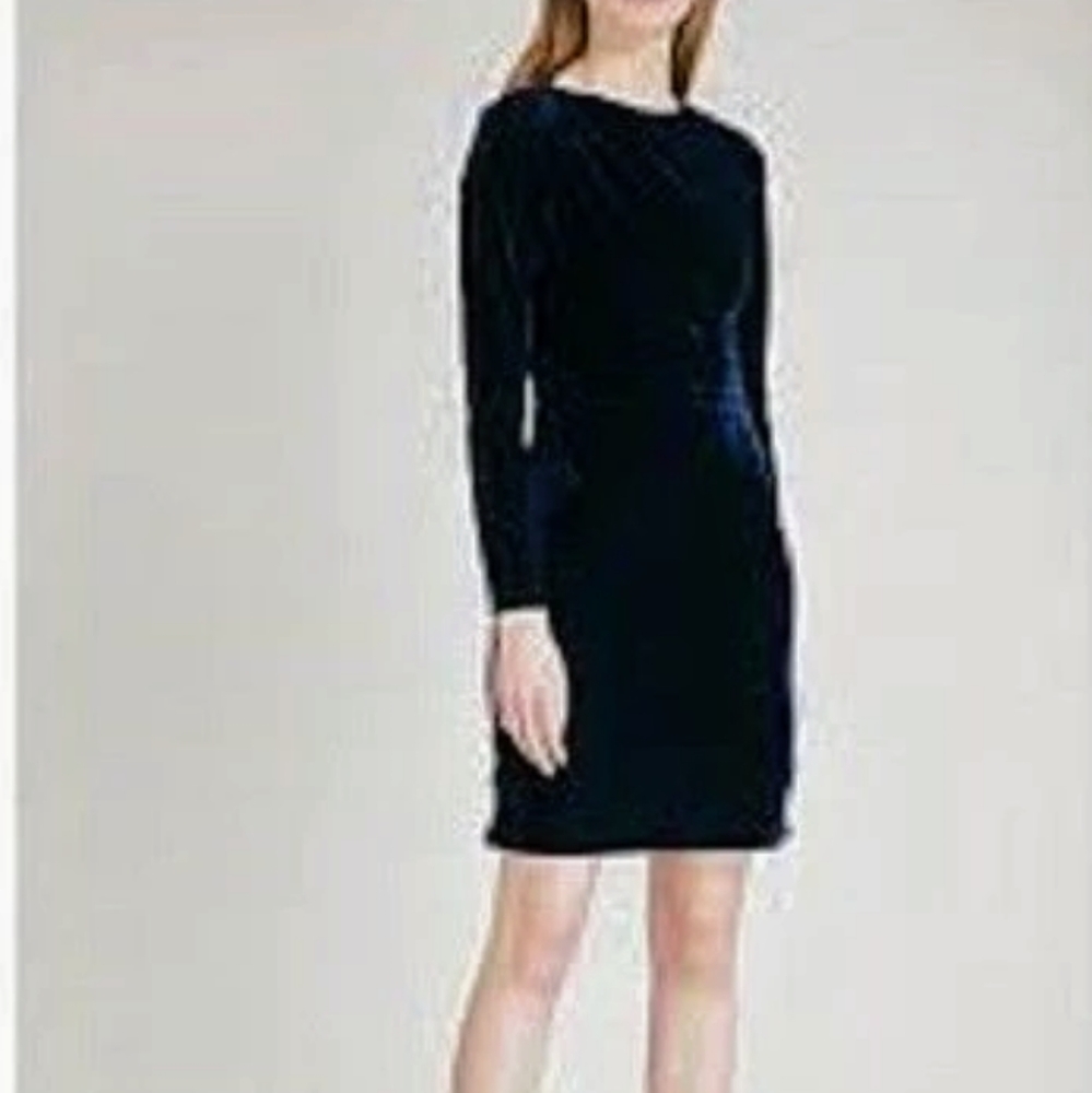 Reid's midnight velvet dress